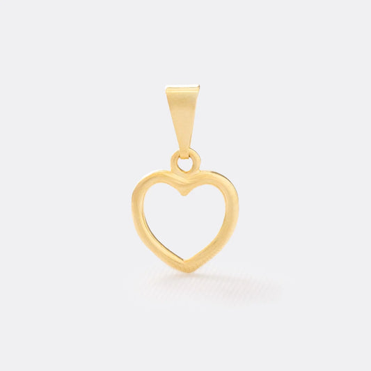 DIJE CORAZON SILUETA