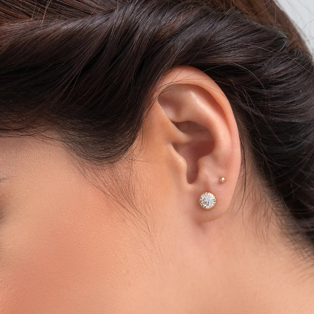 ARETE TOPO CIRCON 6MM CRISTAL