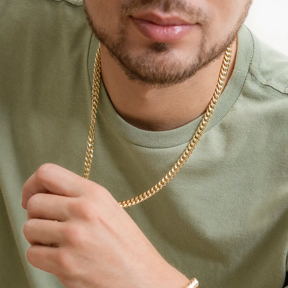 CADENA CUBANA 6.8 MM 70 CMS