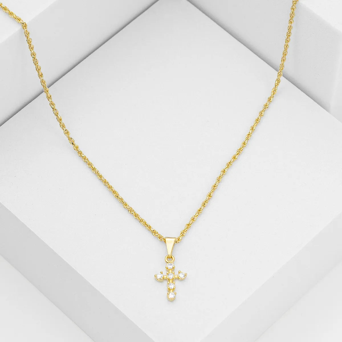 CADENA LAZO DIAMANTADO 1.7MM 45CMS