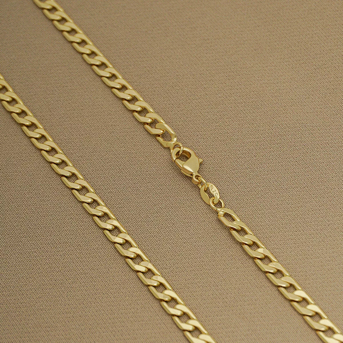 CADENA CUBANA SEMIGRUESA 5MM 65CMS