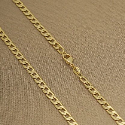 CADENA CUBANA SEMIGRUESA 5MM 65CMS