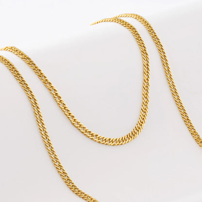 CADENA CUBANA CONTINUA 4MM 65 CMS