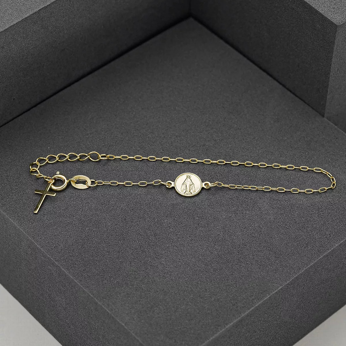 PULSERA VIRGEN 16,5 CMS EXTENSOR