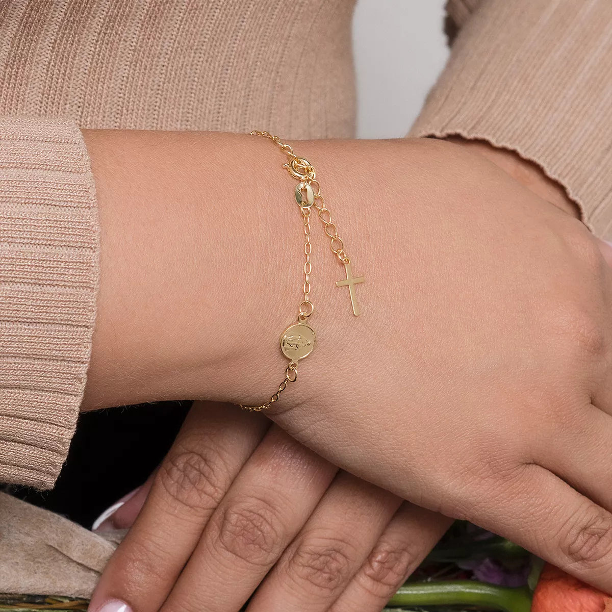 PULSERA VIRGEN  16,5 CMS EXTENSOR