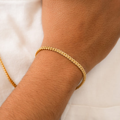PULSERA FRANCO 18 CMS