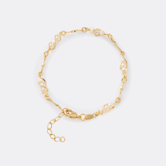 PULSERA PERLA 16CMS + EXTENSOR