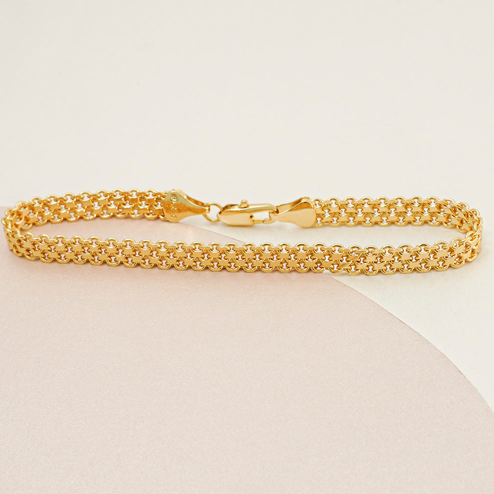 PULSERA CHINA DOBLE CARRIL 20CMS
