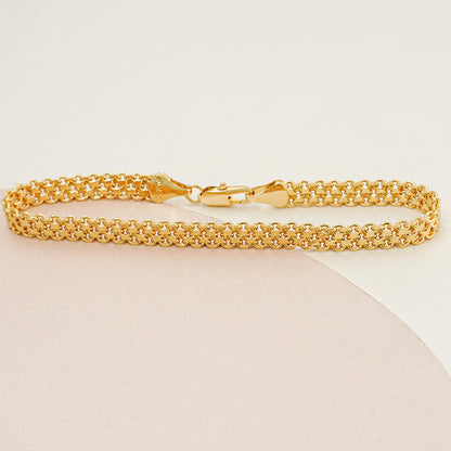 PULSERA CHINA DOBLE CARRIL 20CMS