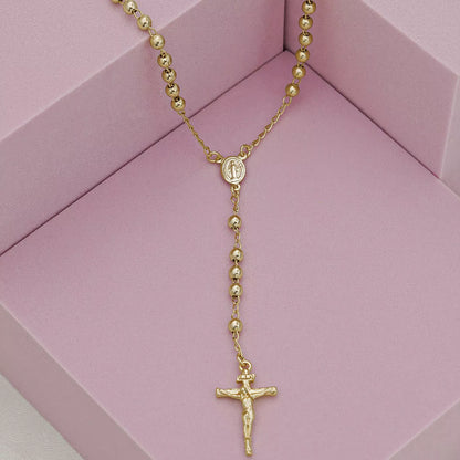 ROSARIO JESUS CRUCIFICADO 3.5MM 45 CMS